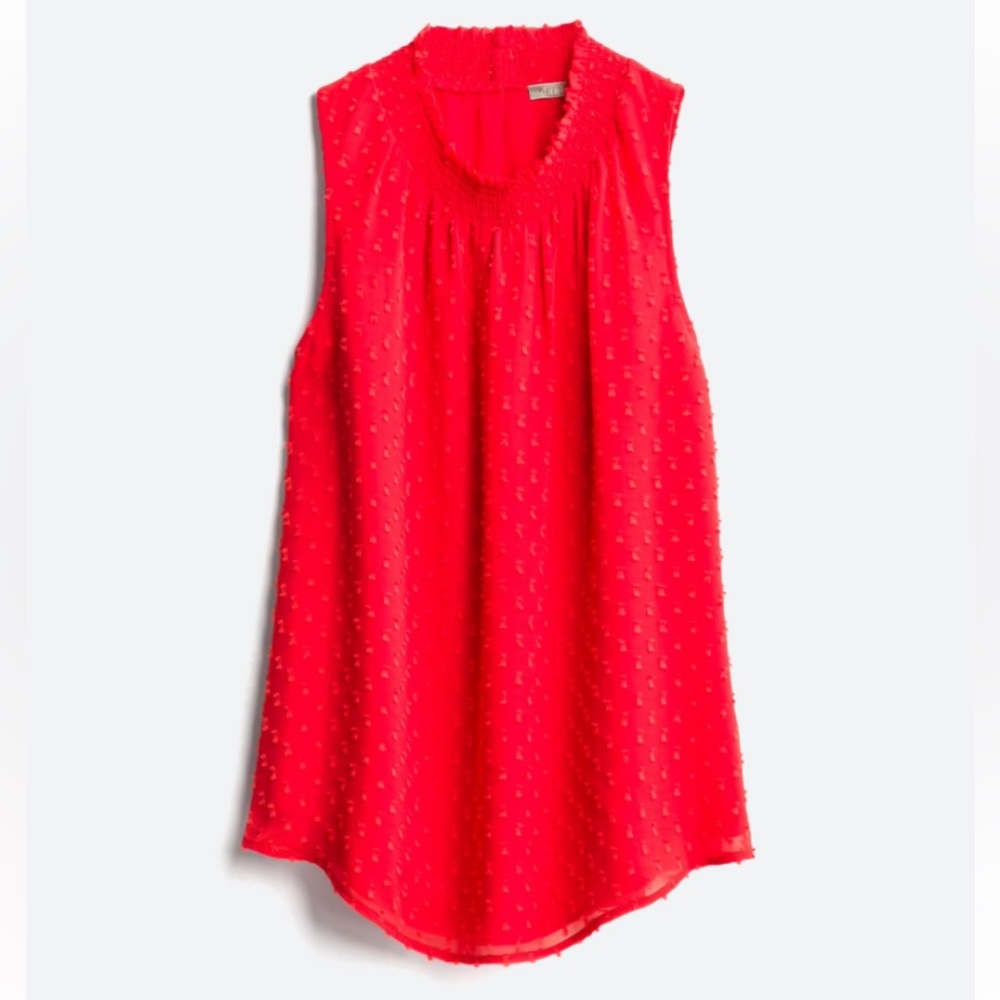 Narien Smocked Detail Blouse Clip Dot